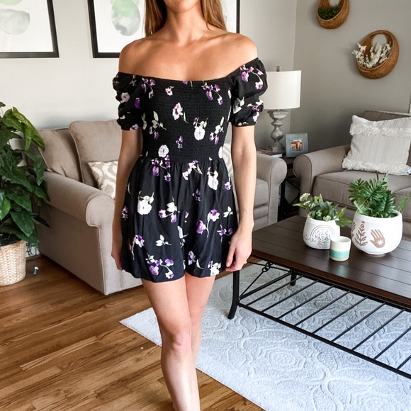 wild fable Pants - WILD FABLE • floral stretch playsuit
